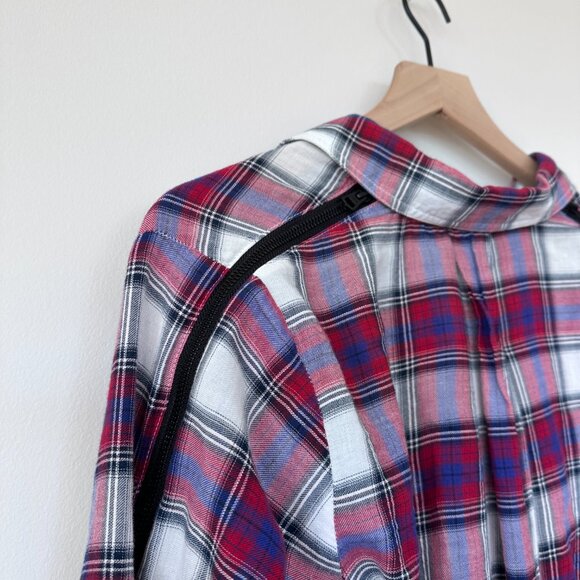 Sam Edelman Riley Button Down Zipper Split Back size M - Picture 4 of 4